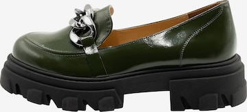 FELIPA Classic Flats in Green: front