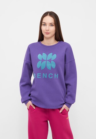 BENCH Sweatshirt in Lila: Vorderseite