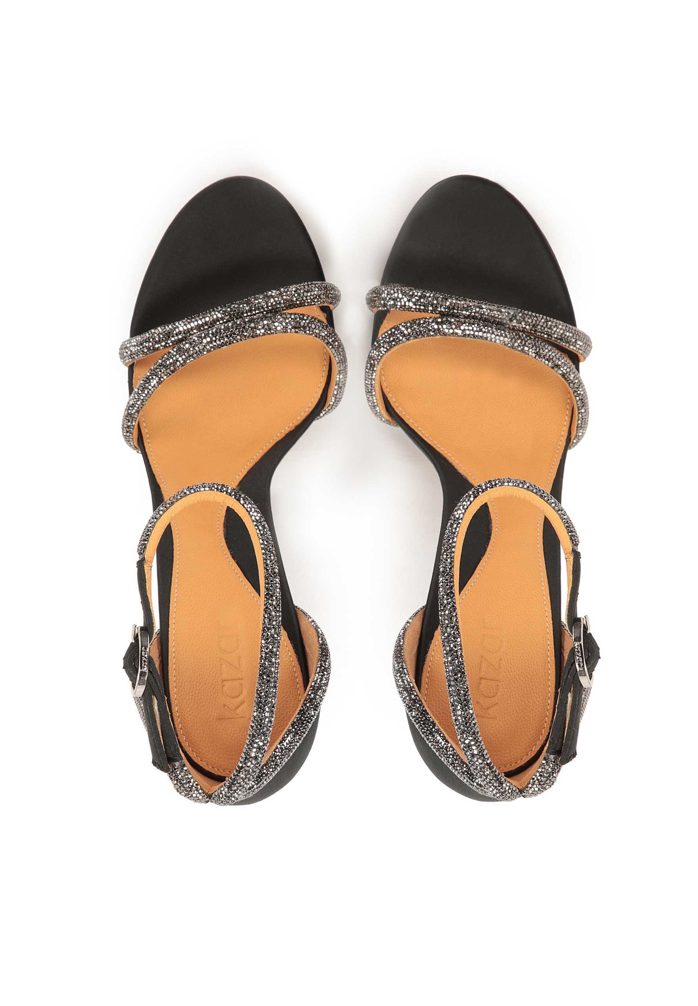 Kazar - Sandalias con hebilla en negro