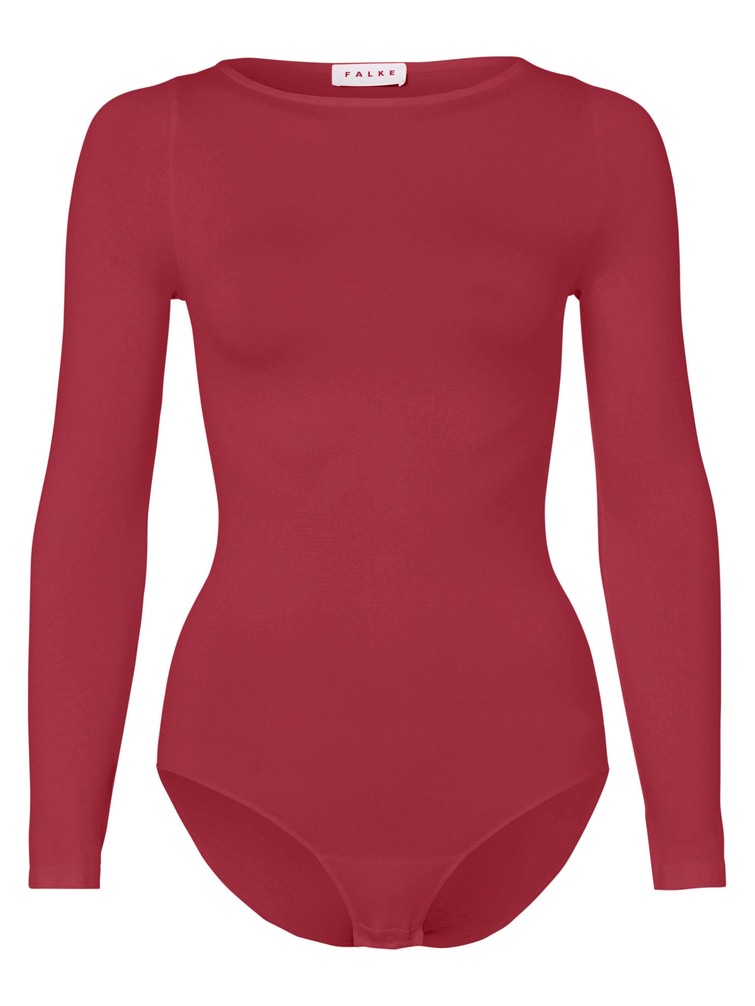 FALKE Body 'Fine Cotton'‌‌‌ in Rot: Vorderseite