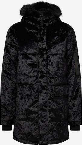 Manteau d’hiver Gianni Kavanagh en noir : devant