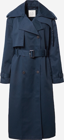 QS by s.Oliver Between-seasons coat in Blue: front