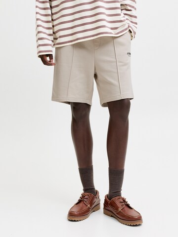 JACK & JONES Loosefit Broek 'JPSTKANE SOHO' in Beige: voorkant