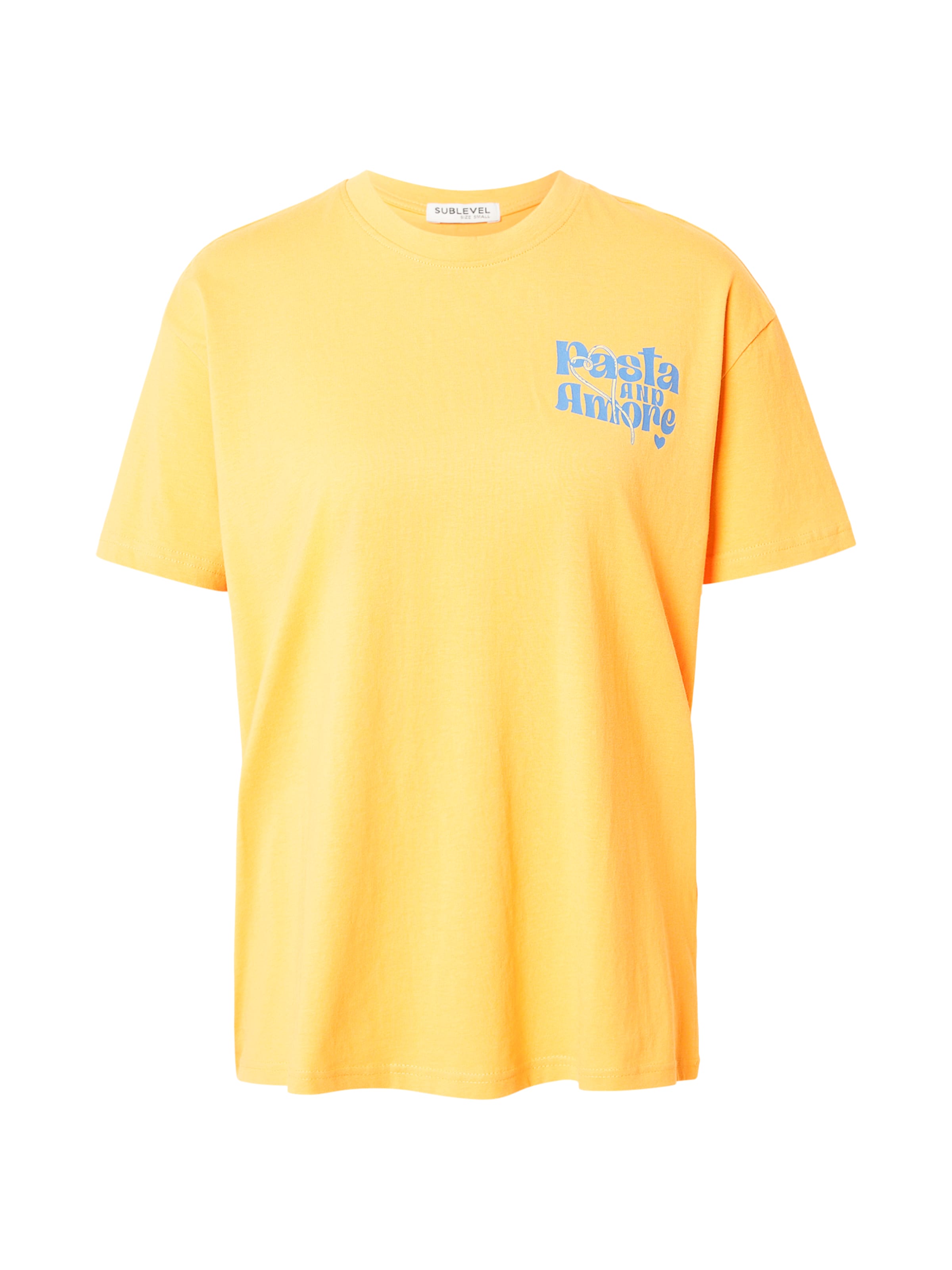 T-shirt Sublevel en jaune : devant