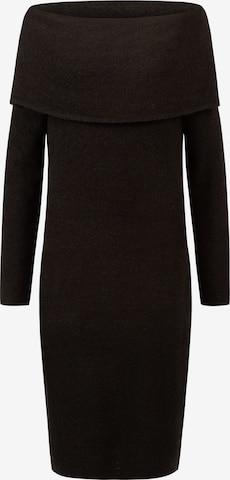 APART Knitted dress in Black: front