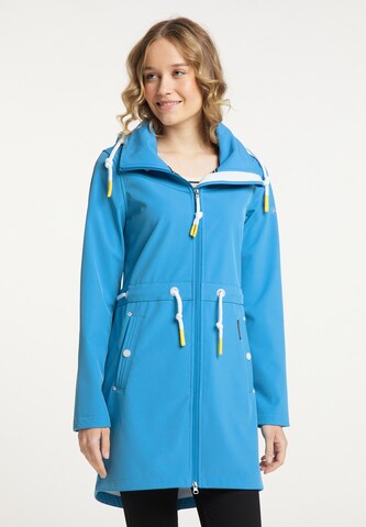 Schmuddelwedda Raincoat in Blue: front