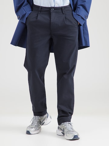 Regular Pantalon à pince GABBA en bleu : devant