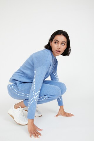 Finn Flare Pullover 'Basic' in Blau