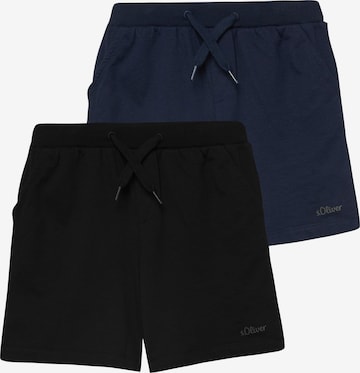 s.Oliver Wide leg Broek in Blauw: voorkant