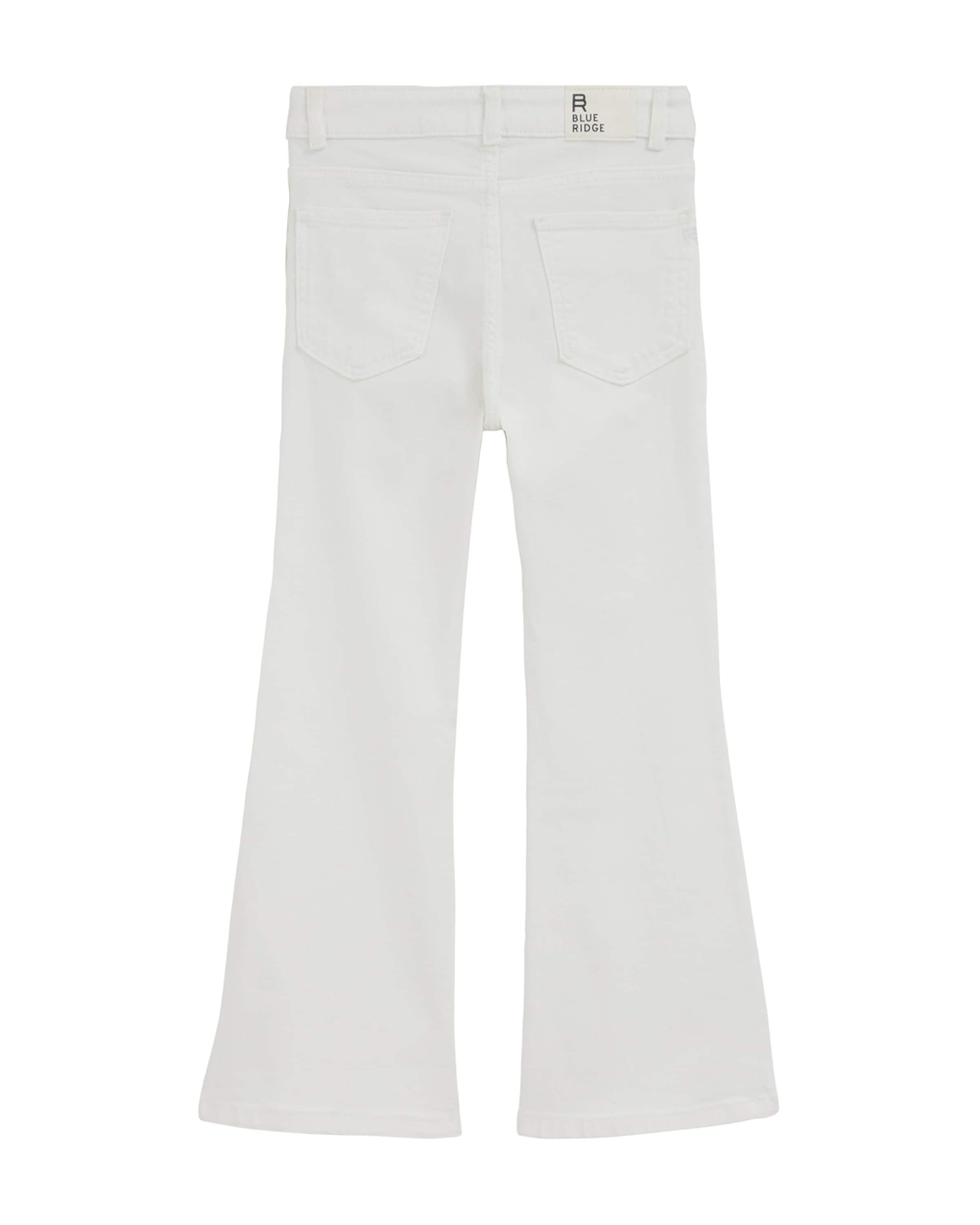 WE Fashion Flared Jeans i vit