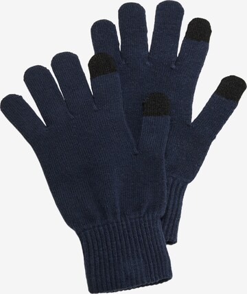 s.Oliver Gloves in Blue: front