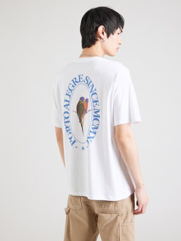 JACK & JONES T-Shirt 'JWHMykonos' in Weiß: Vorderseite
