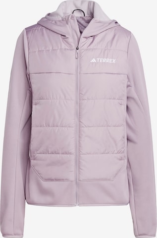 ADIDAS TERREX Outdoor Jacket in Purple: front