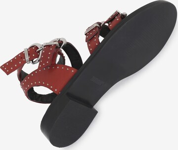 BRONX Sandalen met riem ' Thrill ' in Rood