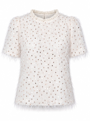 Ombre - Blusa en beige: frente