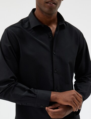 Koton Regular fit Button Up Shirt in Black