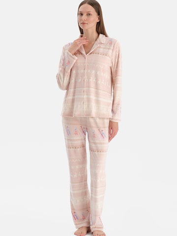 Dagi Пижама в Ярко-розовый: спереди