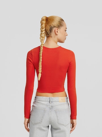 T-shirt Bershka en rouge