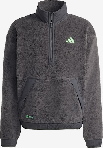 ADIDAS PERFORMANCE - Chaqueta polar funcional 'Mercedes - AMG Petronas Formula One Team Premium Sweat Half-Zip' en gris: frente