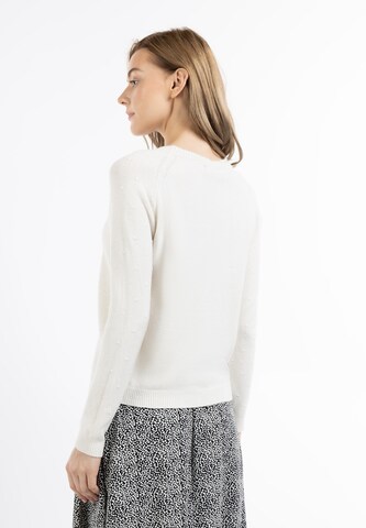 Pull-over 'Markani' DreiMaster Klassik en blanc