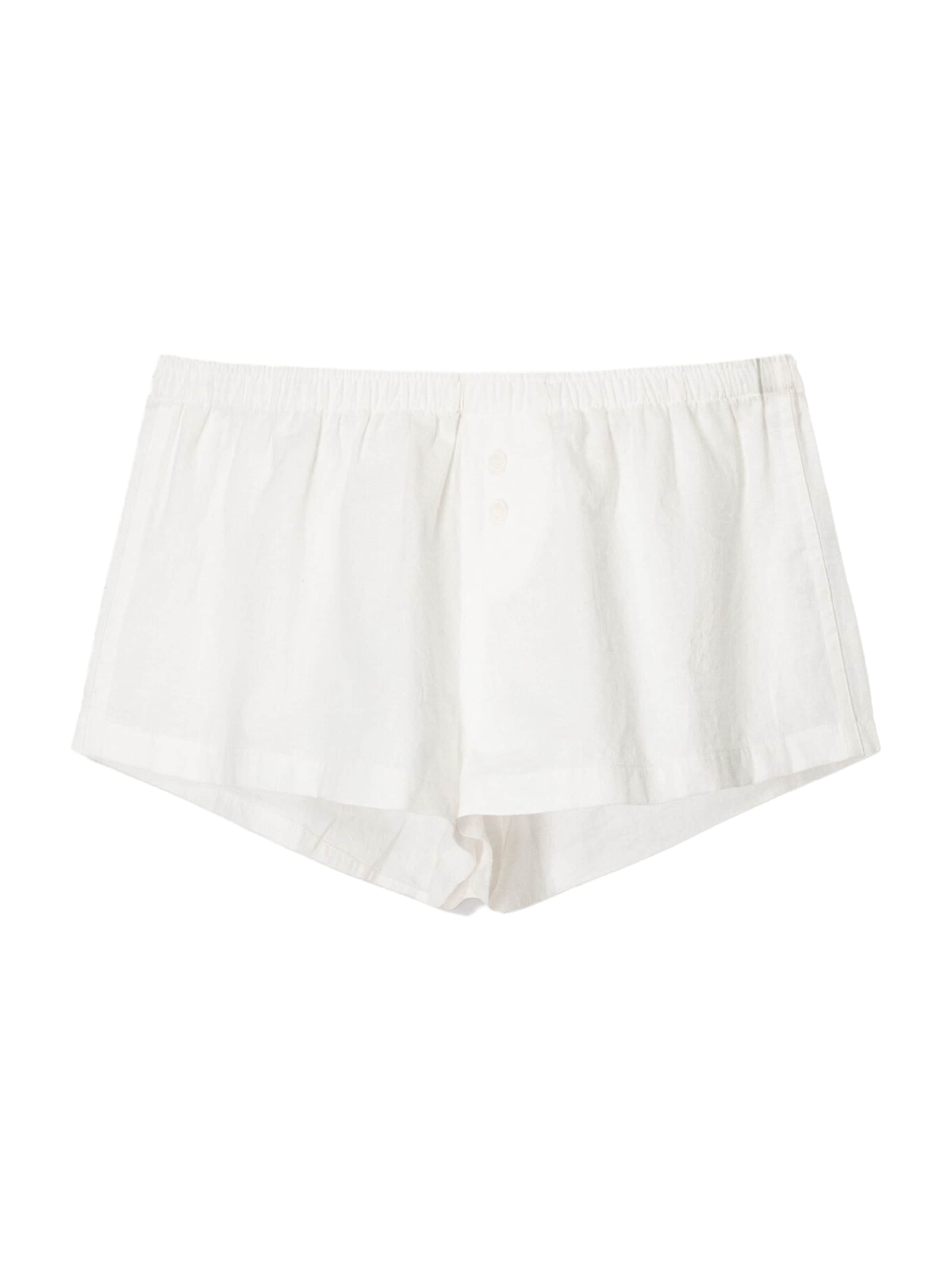 Bershka Loosefit Byxa i beige: framsida