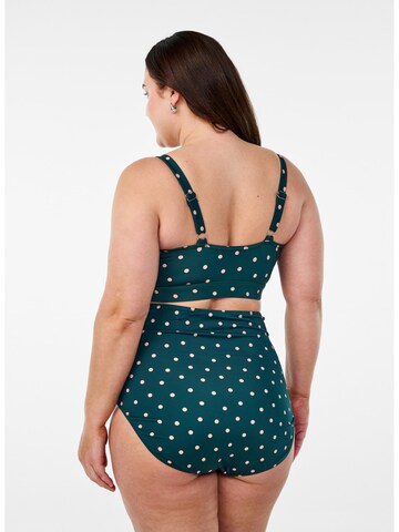 Swim by Zizzi - Reductor Top de bikini 'Katrin' en verde