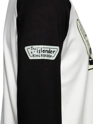 King Kerosin Shirt 'The Islander'‌‌‌‌‌‌‌‌‌ in Weiß