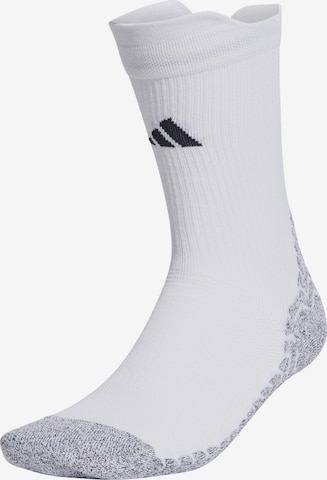 ADIDAS PERFORMANCE Athletic Socks in White: front