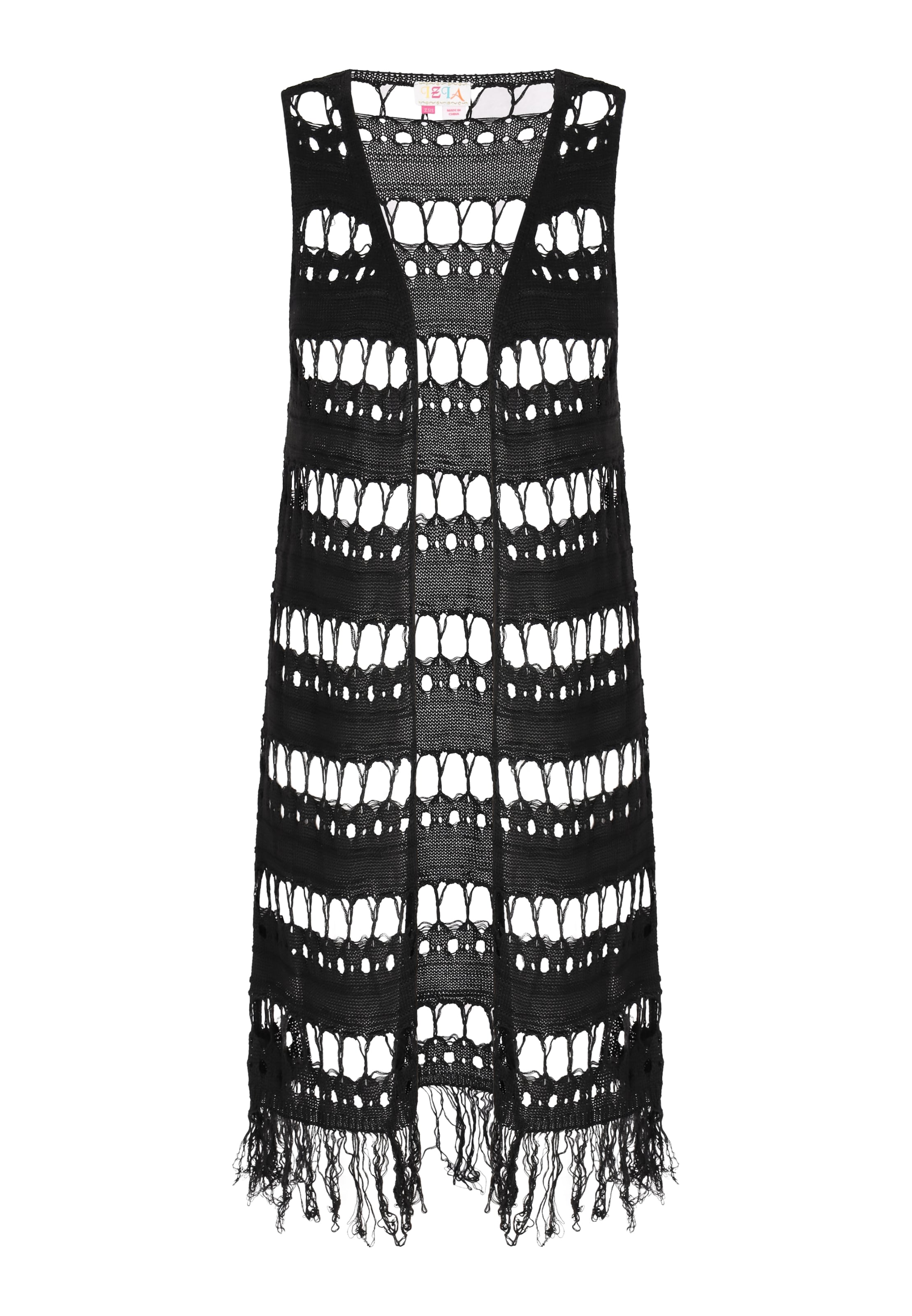 Cardigan IZIA en noir : devant