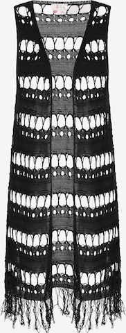 IZIA Kamizelka z dzianiny w kolorze czarny: przód