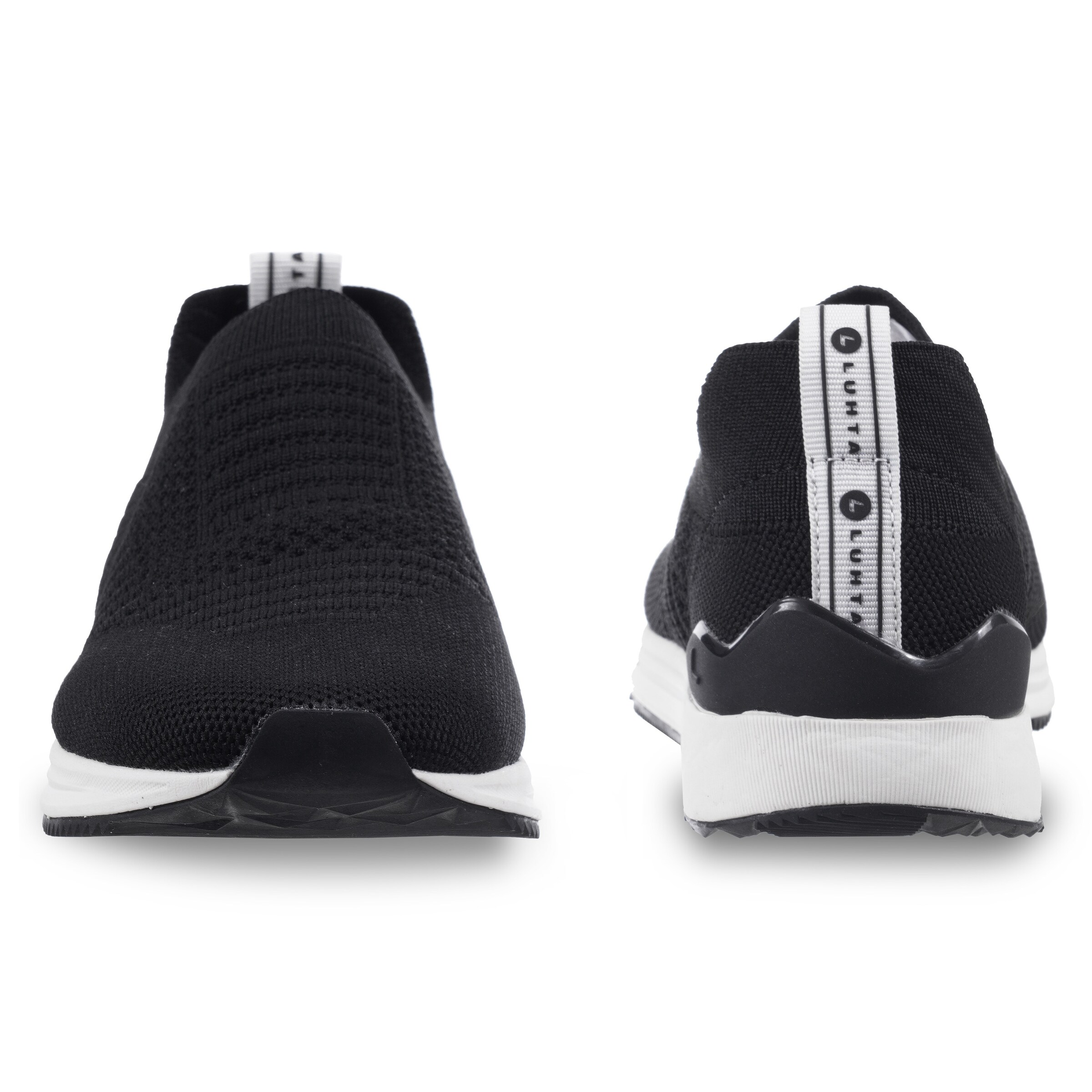 LUHTA Slip-Ons 'Into Ms' in Black