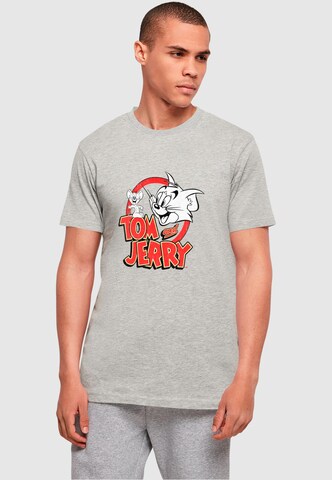 ABSOLUTE CULT T-Shirt 'Tom and Jerry' in Grau: Vorderseite