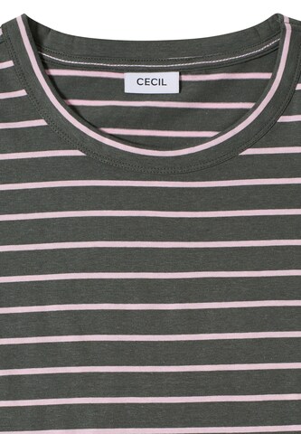 CECIL T-Shirt in Grün