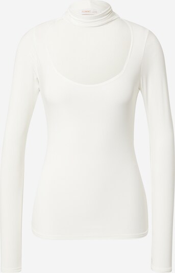 Femme Luxe T-shirt 'Allie' en blanc, Vue avec produit
