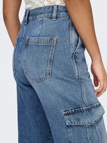 ONLY Regular Cargo jeans 'ONLJUNE' in Blue