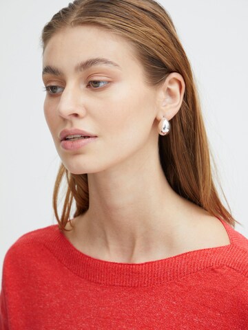 Pull-over 'Alpa' ICHI en rouge
