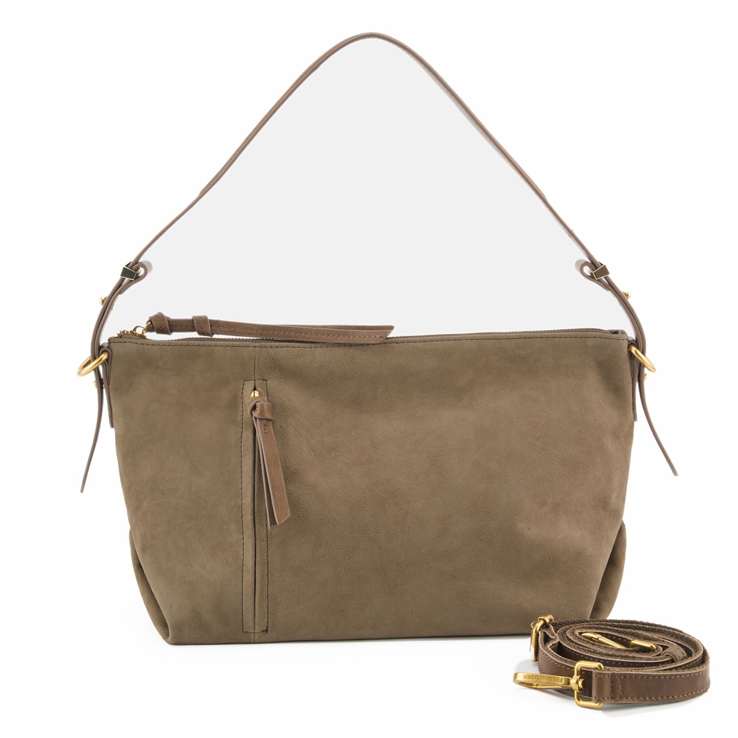 FREDsBRUDER Shoulder Bag 'Beyond' in Brown: front