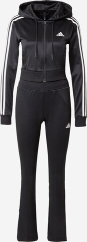 ADIDAS SPORTSWEAR Trainingspak in Zwart: voorkant