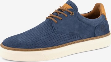 Travelin Sportieve veterschoen 'Chetton ' in Blauw: voorkant