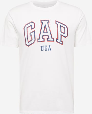 GAP Koszulka 'ARCH' w kolorze biały: przód