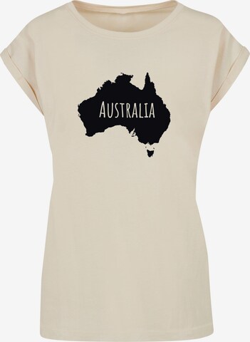 T-shirt 'Australia' Merchcode en beige : devant