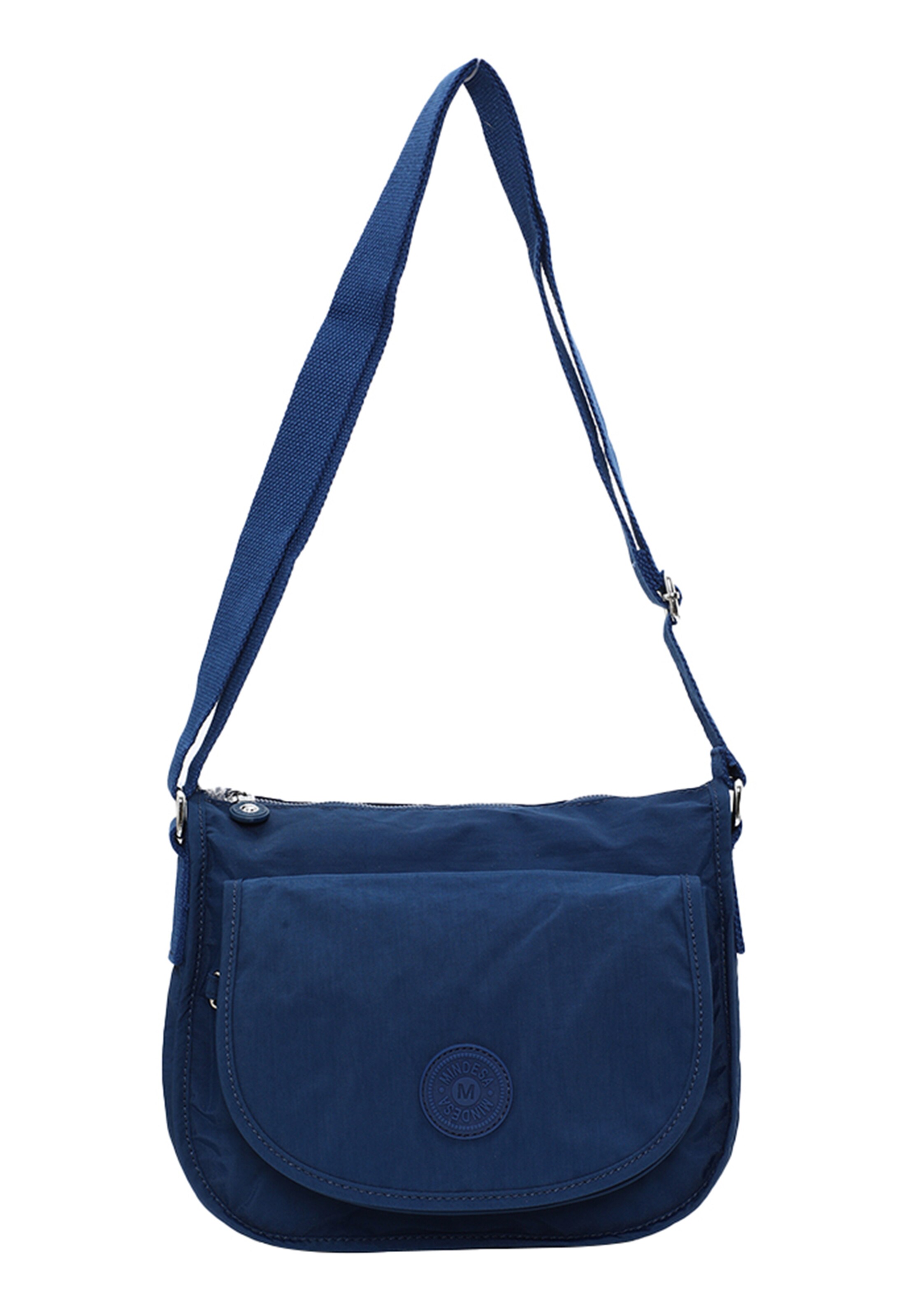 Mindesa - Mala de ombro em azul: frente