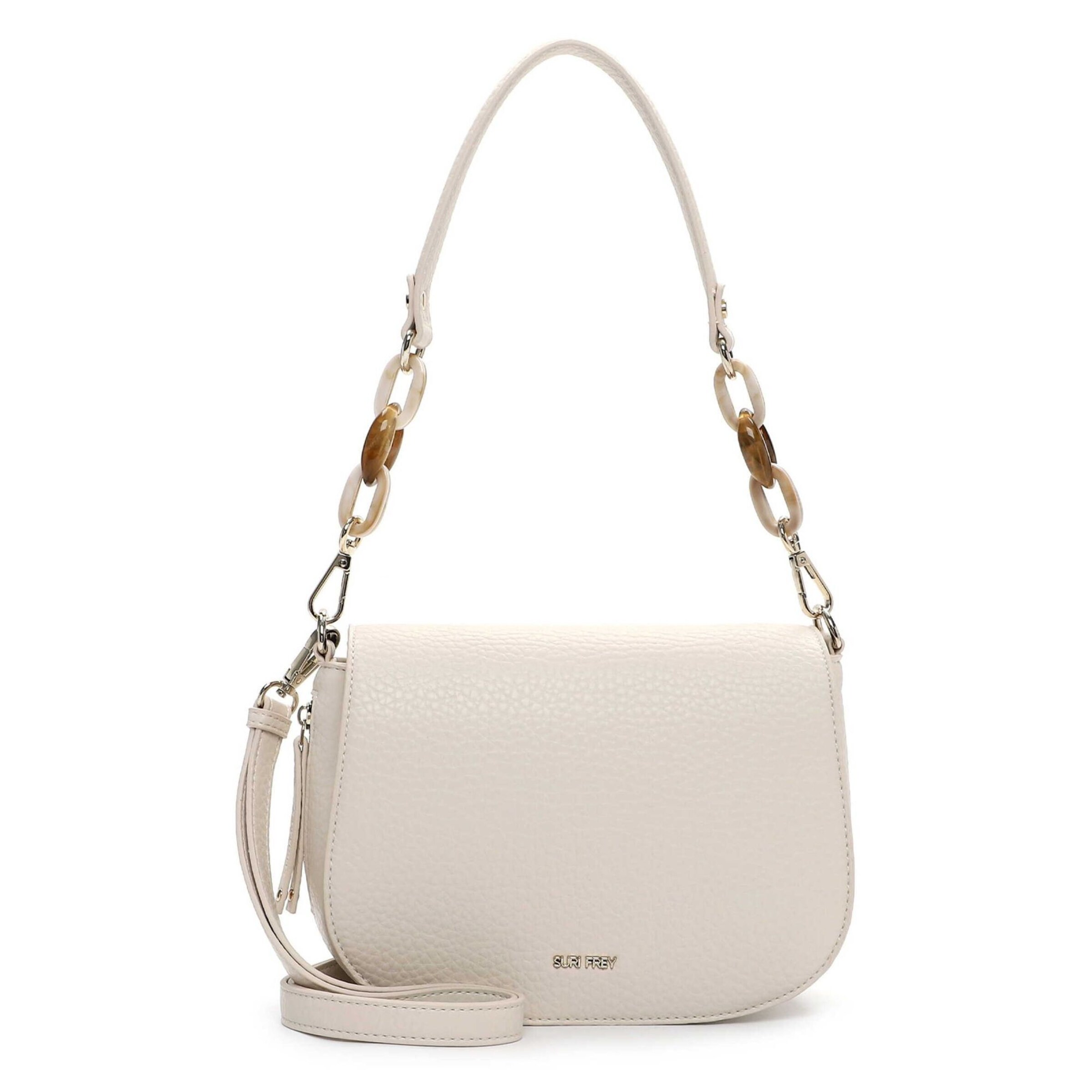 Suri Frey Skuldertaske 'Jeanny' i hvid: forside