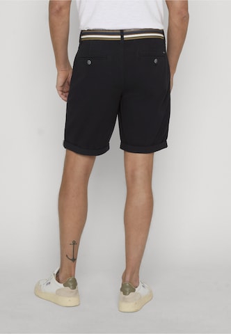 INDICODE JEANS - Regular Calças chino 'Royler' em preto