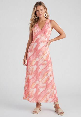 IZIA Dress in Orange: front