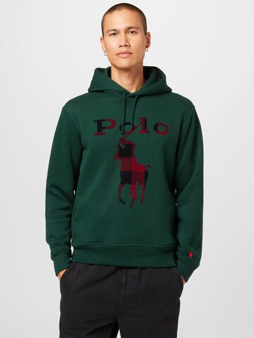 Polo Ralph Lauren - Sweatshirt em verde: frente