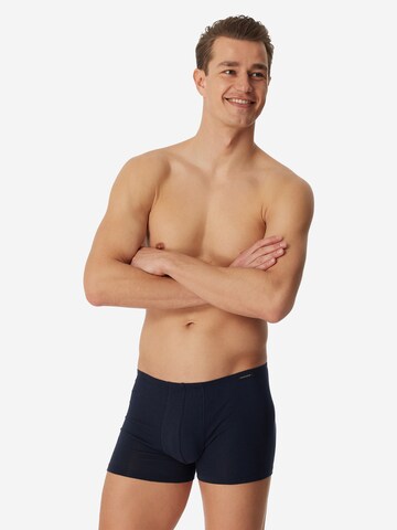 SCHIESSER Boxershorts 'Cotton Essentials' in Blau