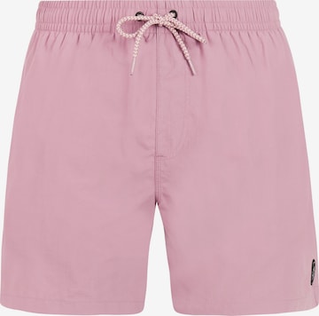 PROTEST Badeshorts 'Faster' in Lila: Vorderseite