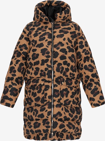 faina Зимнее пальто в Коричневый: спереди