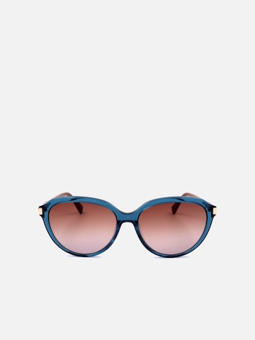 Longchamp Sonnenbrille 'Longchamp LO640S Blue/brown pliage 56/16/140 Women Sunglasses'‌‌‌‌ in Blau: Vorderseite